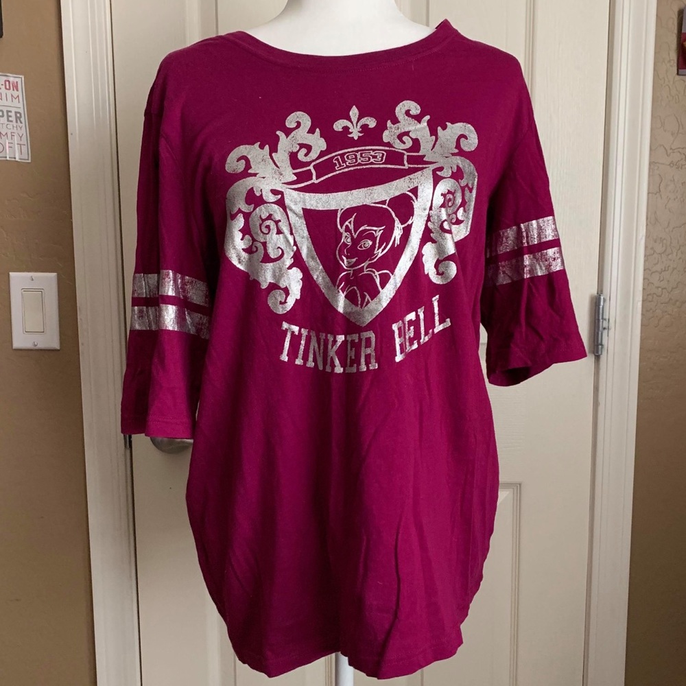 Tinkerbell silver emblem tee